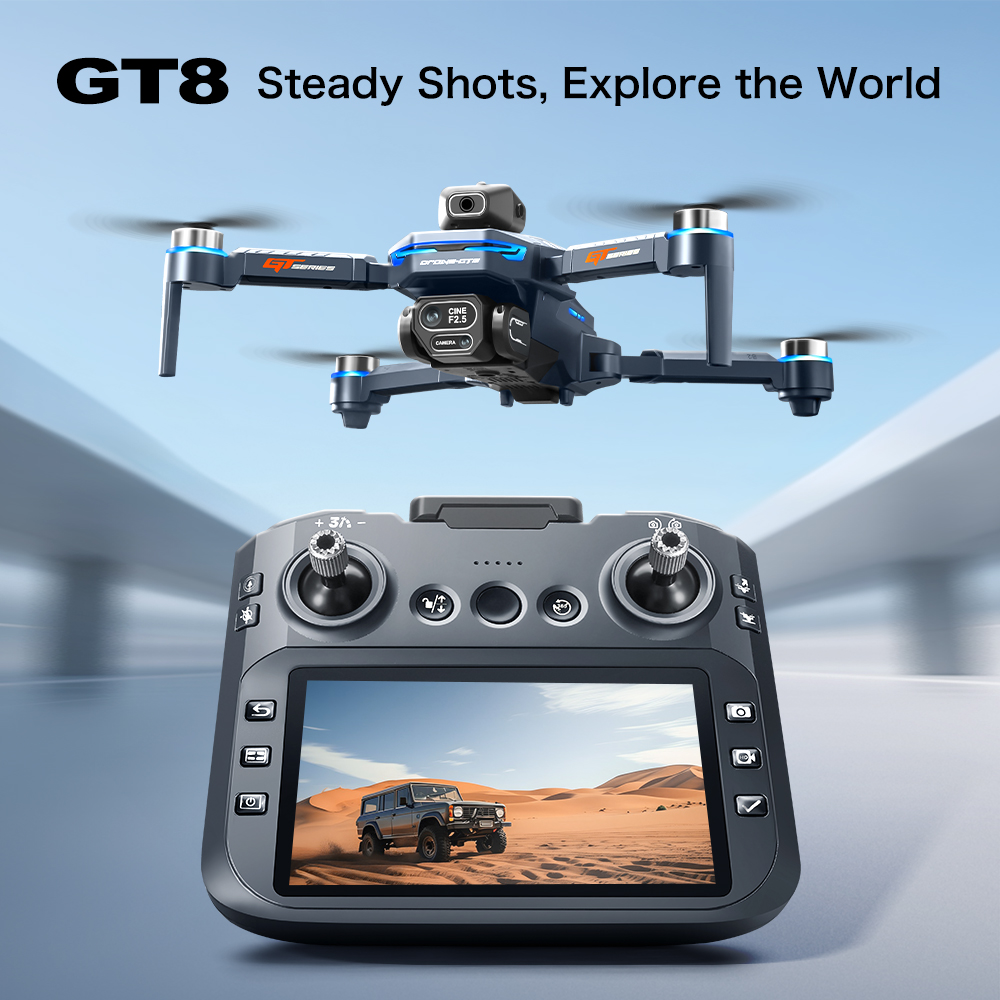 GT8 Max折りたたみ式ドローン 8K HDプロフェッショ - Drone Kit With Camera のレビューと価格