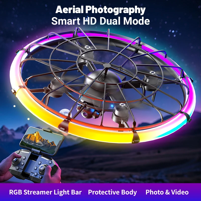 JJRC H145 UFO RCドローン、デュアルHDレンズ - Drone Kit With Camera のレビューと価格