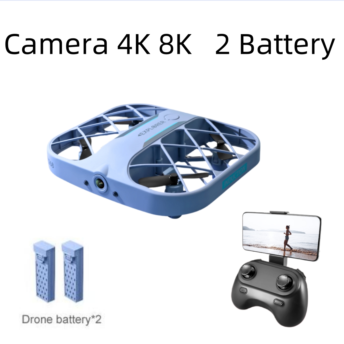 JJRC H107 FPV RCドローン（バッテリー2個付き - Drone Kit With Camera のレビューと価格